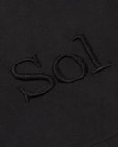 Camiseta negra sol type Ida sostenible - silueta 3