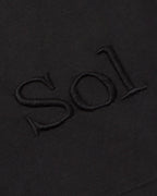 Camiseta negra sol type Ida sostenible - silueta 3