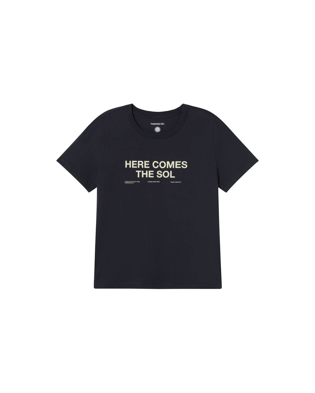 Camiseta navy classic sol Ida sostenible - silueta 1