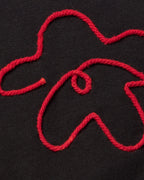 Camiseta bordada a mano flor Volta sostenible silueta - 2