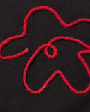 Camiseta bordada a mano flower Volta sostenible silueta - 2