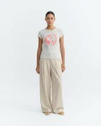 Slim-fit T-shirt Hippocampe Mirna