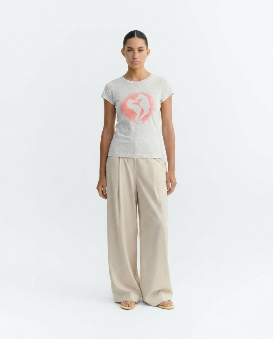 Slim-fit T-shirt Hippocampe Mirna