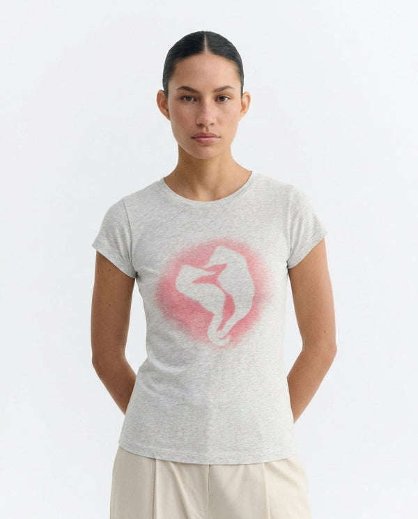 Slim-Fit-T-Shirt Hippocampe Mirna
