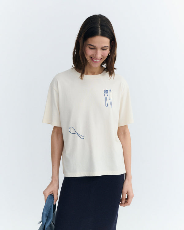 Camiseta bordado a mano coberts Lucia sostenible - 2