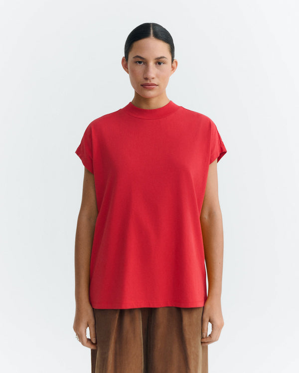 Basic t-shirt red Volta sostenible - 1