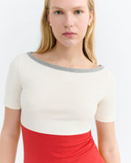 T-shirt Slim Zura - Rosso