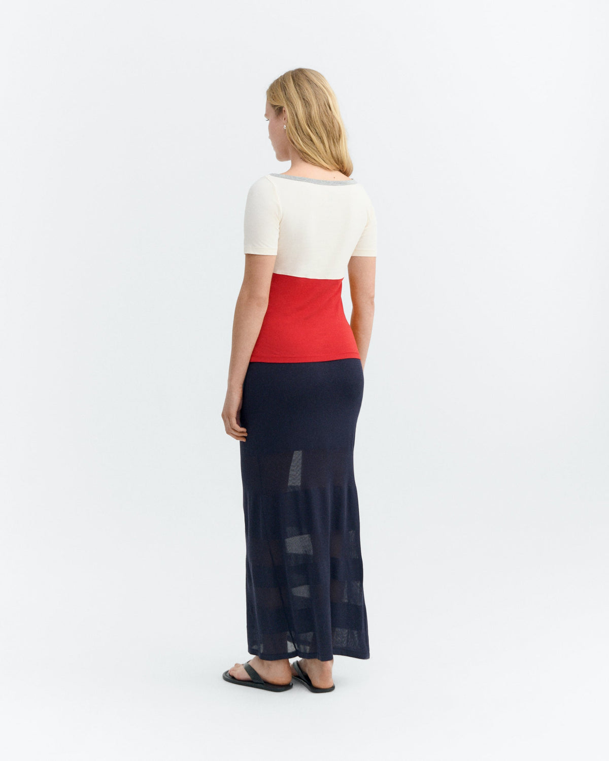 T-shirt Slim Zura - Rosso
