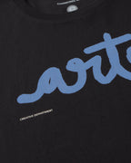 Camiseta negra arte Ida sostenible silueta - 2