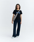 Camiseta negra arte Ida sostenible - 1
