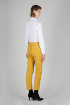 Pantalon Chino Tailored Cropped Corduroy - Ocre - Femme