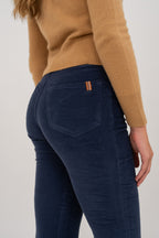 Pantalon Droit Nerium Velvet Corduroy - Bleu Ciel - Femme