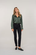 Pantalon Droit Nerium Velvet Corduroy - Noir - Femme