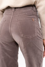 Scille Smooth Flare Trousers - Taupe - Women