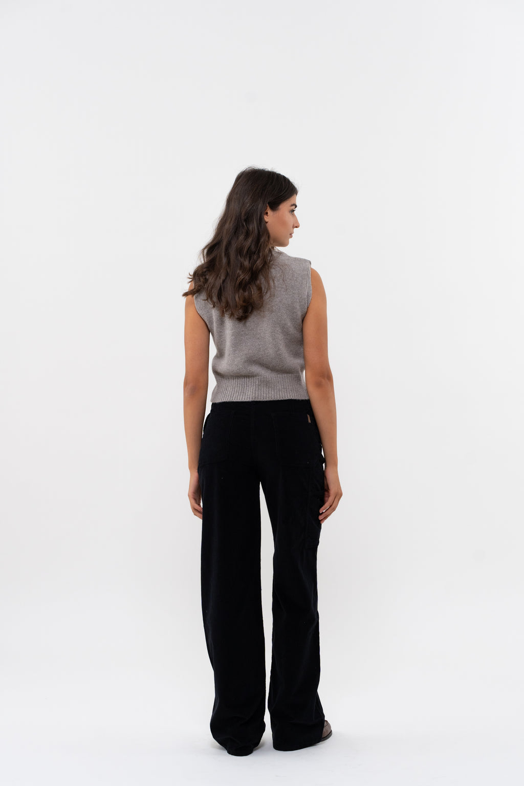 Pantalon Wide Worker - Noir - Femme