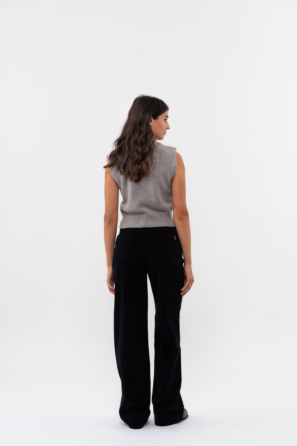 Pantalon Wide Worker - Noir - Femme
