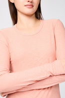 Camiseta Manga Larga Cuello Redondo - Spritz - Mujer