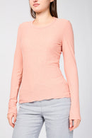 Camiseta Manga Larga Cuello Redondo - Spritz - Mujer