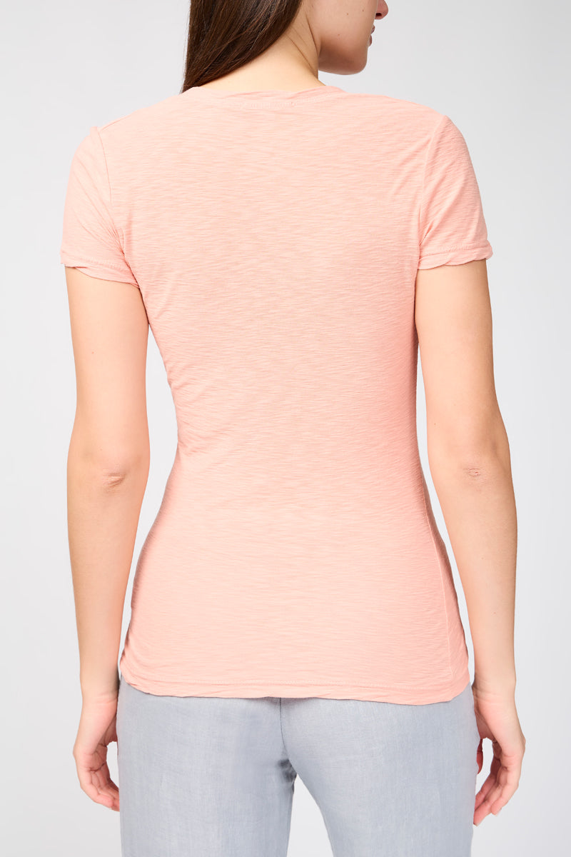 Relaxed T-Shirt With Reversed Border - Spritz - Women
