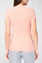 Relaxed T-Shirt With Reversed Border - Spritz - Women