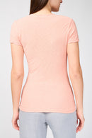 Camiseta Casual Con Ribete Invertido - Spritz - Mujer