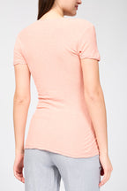 Relaxed T-Shirt With Reversed Border - Spritz - Women