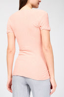 Camiseta Casual Con Ribete Invertido - Spritz - Mujer