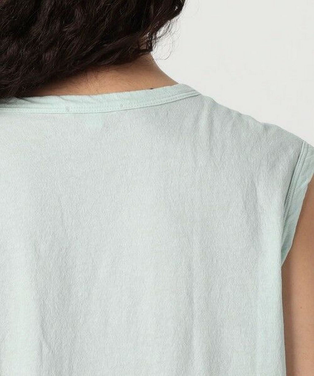 James Perse - Débardeur Crepe Jsy Muscle - Ocean Spray - Femme