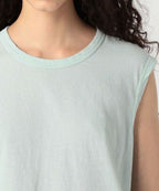 James Perse - Débardeur Crepe Jsy Muscle - Ocean Spray - Femme