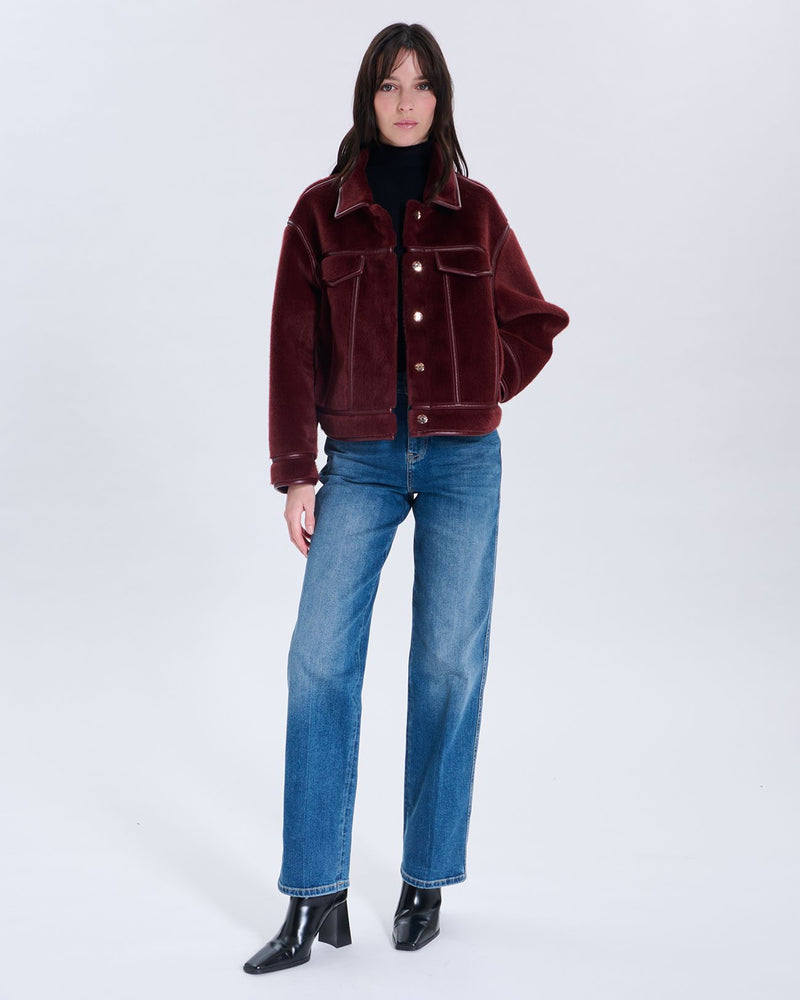 Veste réversible grenat_1