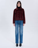 Veste réversible grenat_3