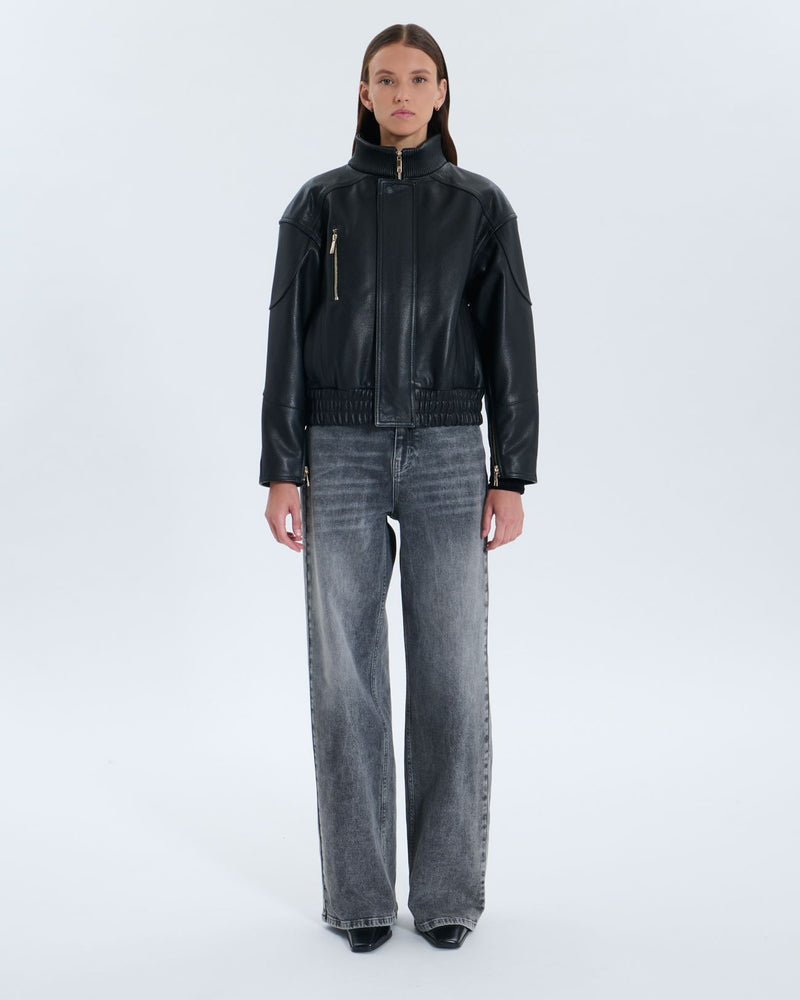 Veste Bryan noire en cuir_5