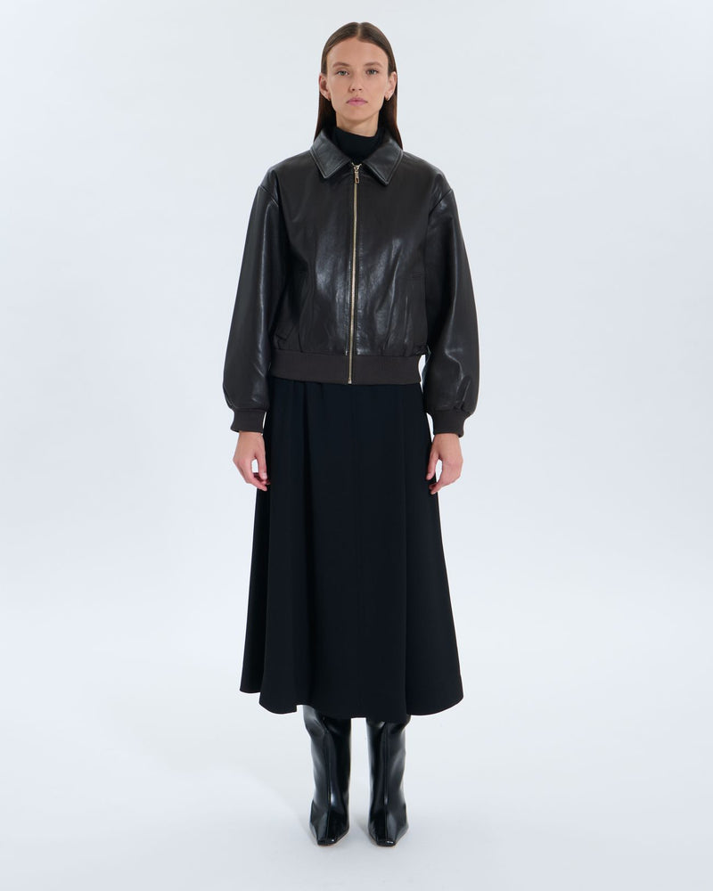 Veste Virgile chocolat en cuir_4