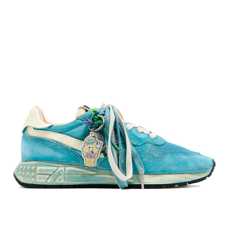 Autry Reelwind Super Vintage Suede and Nylon White and Space