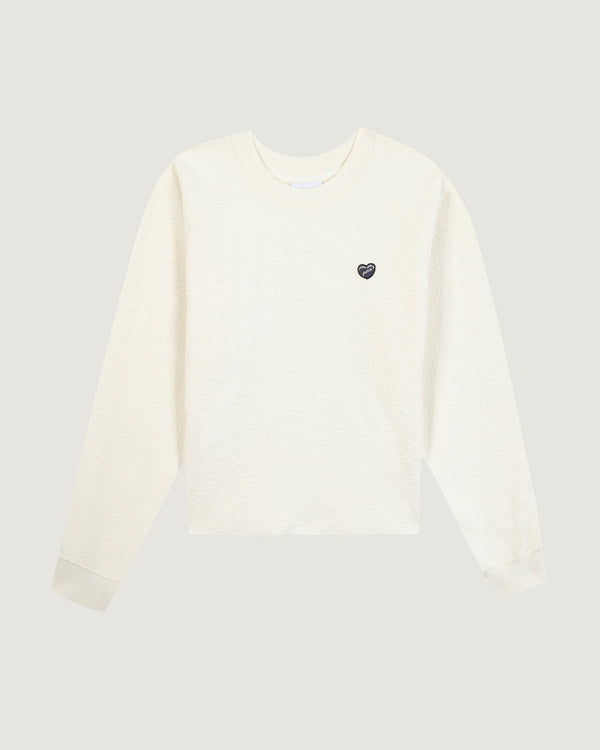Sudadera "Patch Coeur" Casel - Mujer