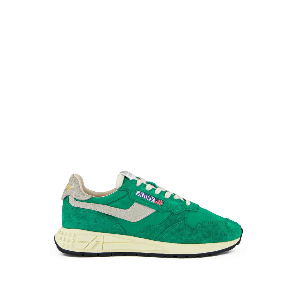 Autry - Reelwind Trainers - Nylon/Crack Wht/Green