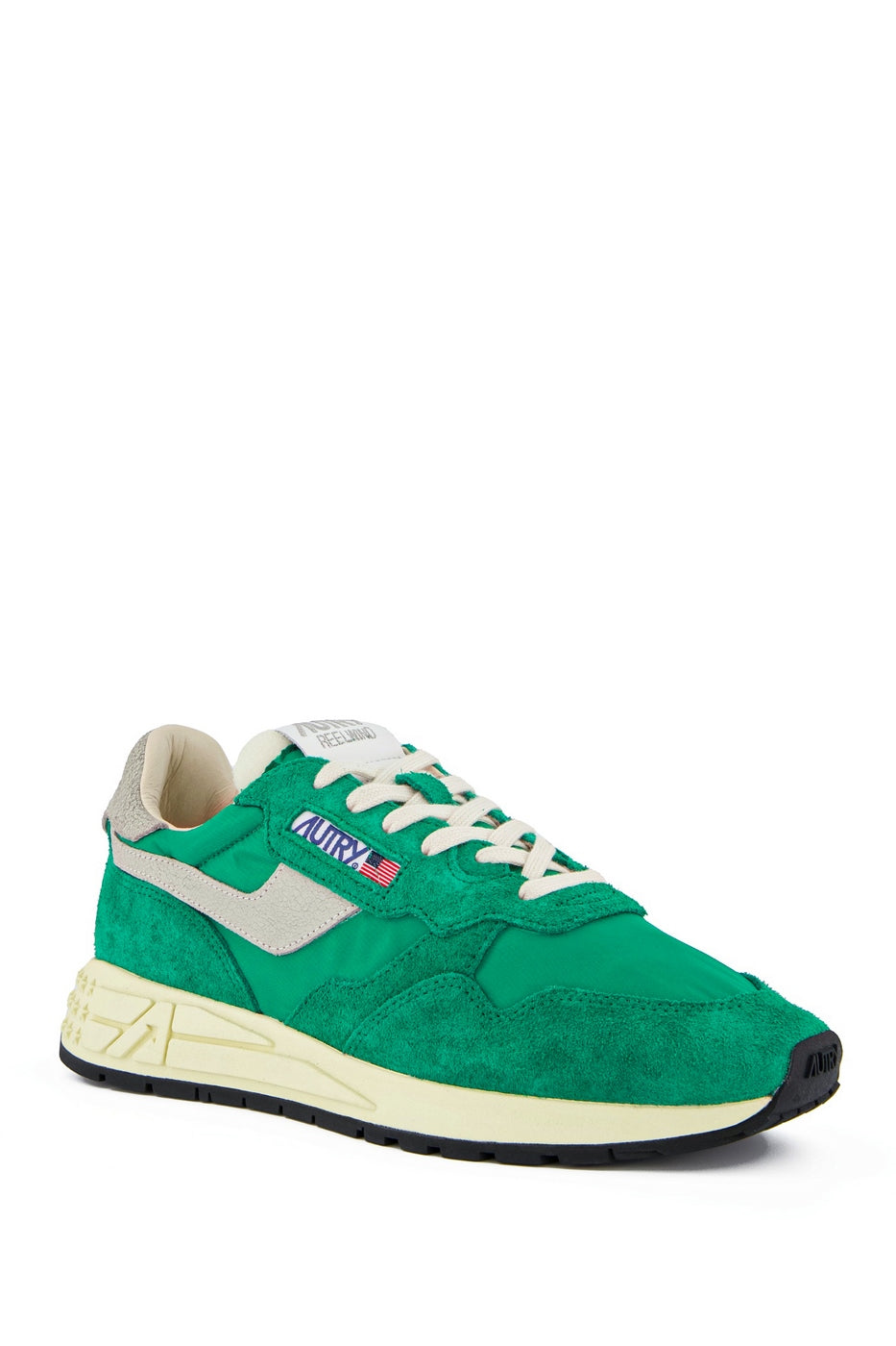 Autry - Reelwind Trainers - Nylon/Crack Wht/Green