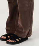 Pantalon Soft Wide Panel - Fox Pigment - Femme