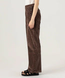 Pantalon Soft Wide Panel - Fox Pigment - Femme