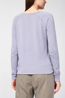 Classic L/S Raglan Sweatshirt - Soft Lavendar Pigment - Femme