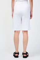 Short De Marche Longueur Genou - Blanc - Femme