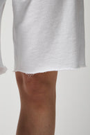 Short De Marche Longueur Genou - Blanc - Femme