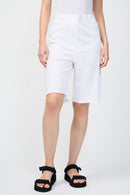 Short De Marche Longueur Genou - Blanc - Femme