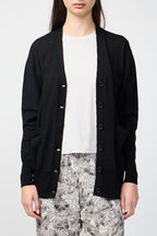 Buttoned Cardigan - Celadon - Women