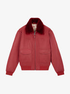 Walk In Paris X Schott Nyc ® - La Flight Jacket Rouge