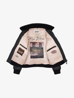 Walk In Paris X Schott Nyc ® - La Flight Jacket Noire