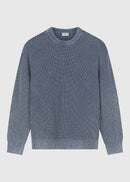 Pull Col Rond Washed - Stone Grey