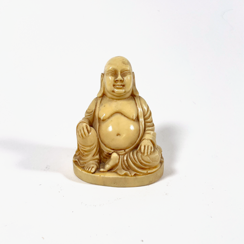 Sculpture De Bouddha En Corne Vintage Des Années 1950 - Pièce Vintage