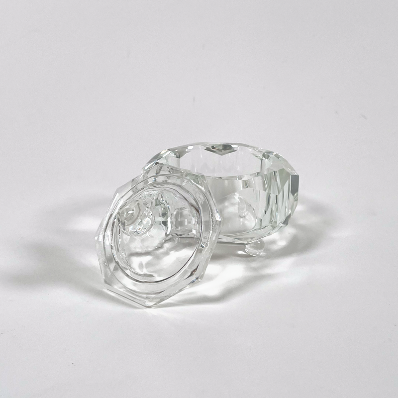 Élégante Boîte En Verre Cristal Swarovski, 2000S - Pièce Vintage