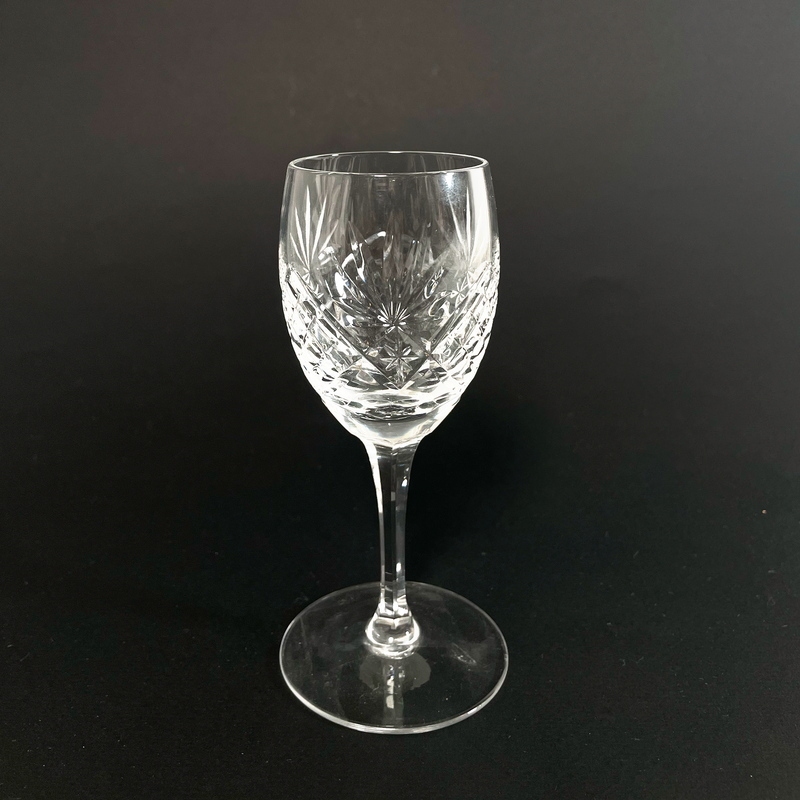 Ensemble De Divers Verres En Cristal De Bohême Taillés À La Main, 1980S - Pièce Vintage